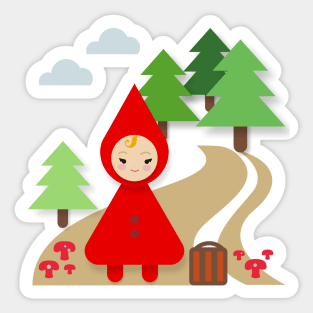 Little Red Riding Hood Sticker